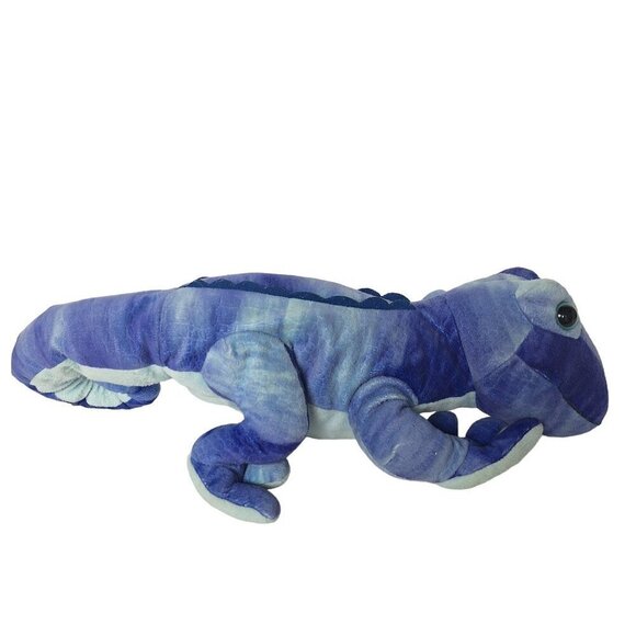 Kohls Cares Blue Purple Iguana Lizard Eric Carle Plush Stuffed Animal 2010 19" - Picture 5 of 7